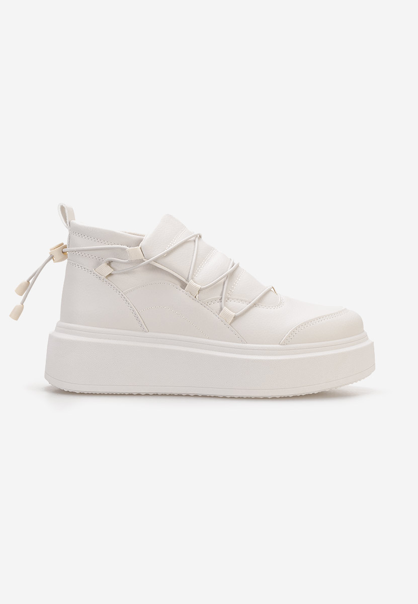 Sneakers con plateau Eillia beige