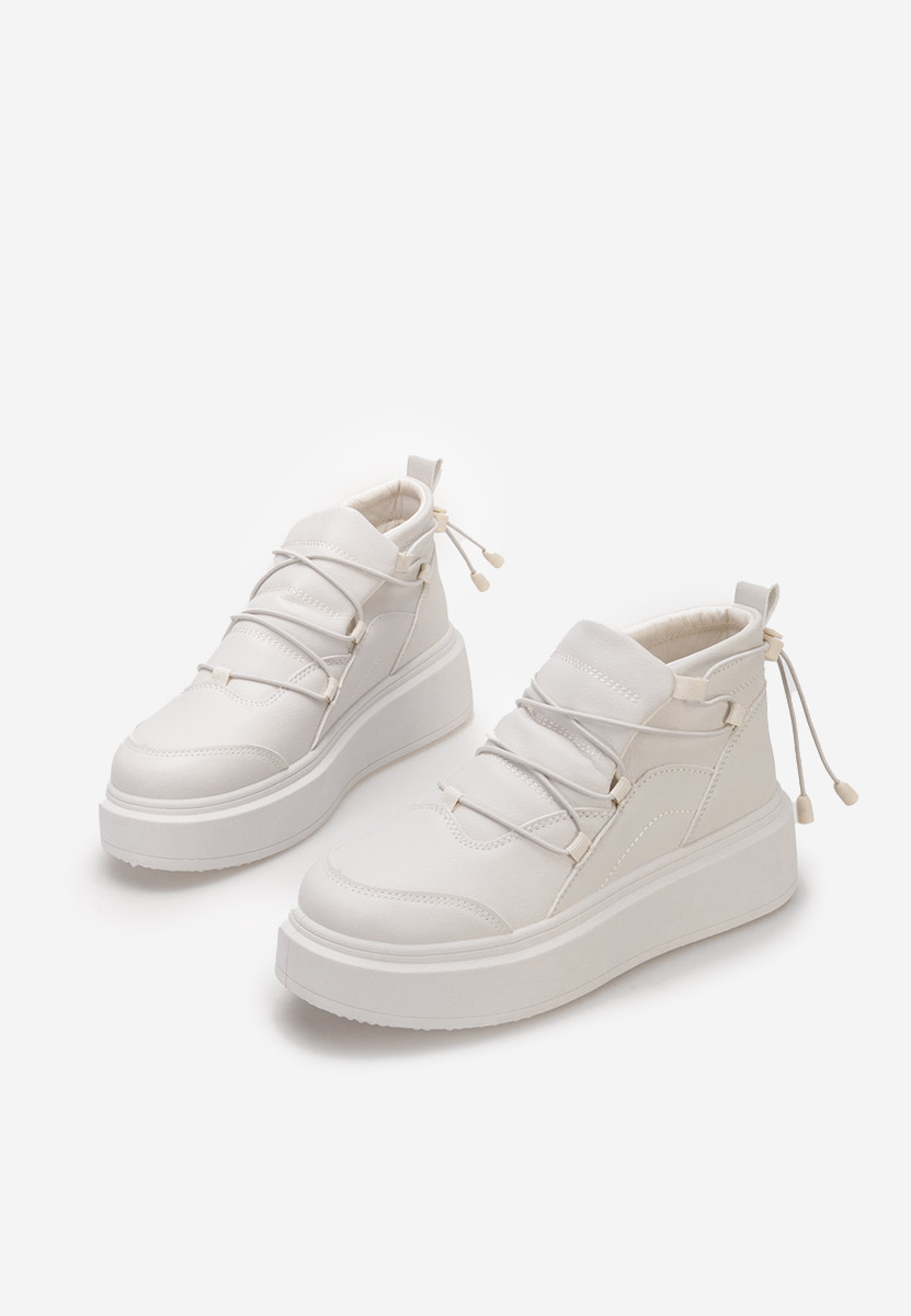 Sneakers con plateau Eillia beige