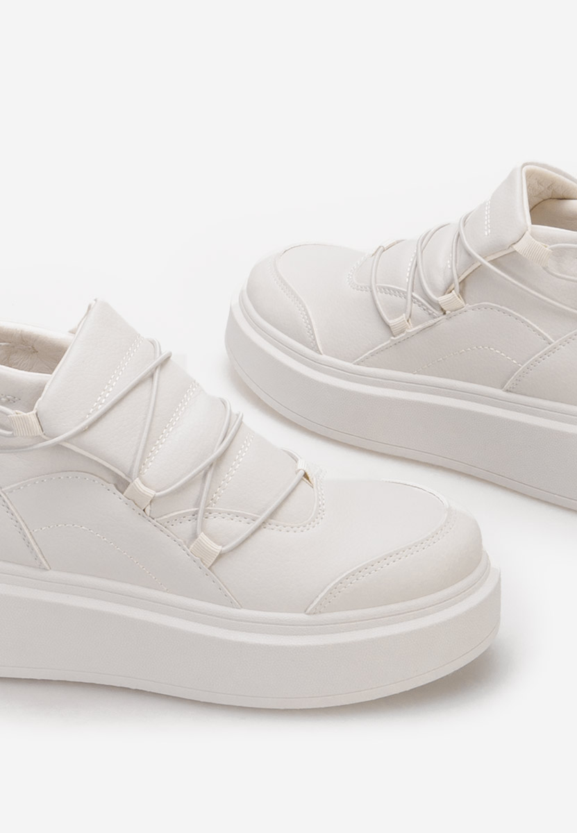 Sneakers con plateau Eillia beige