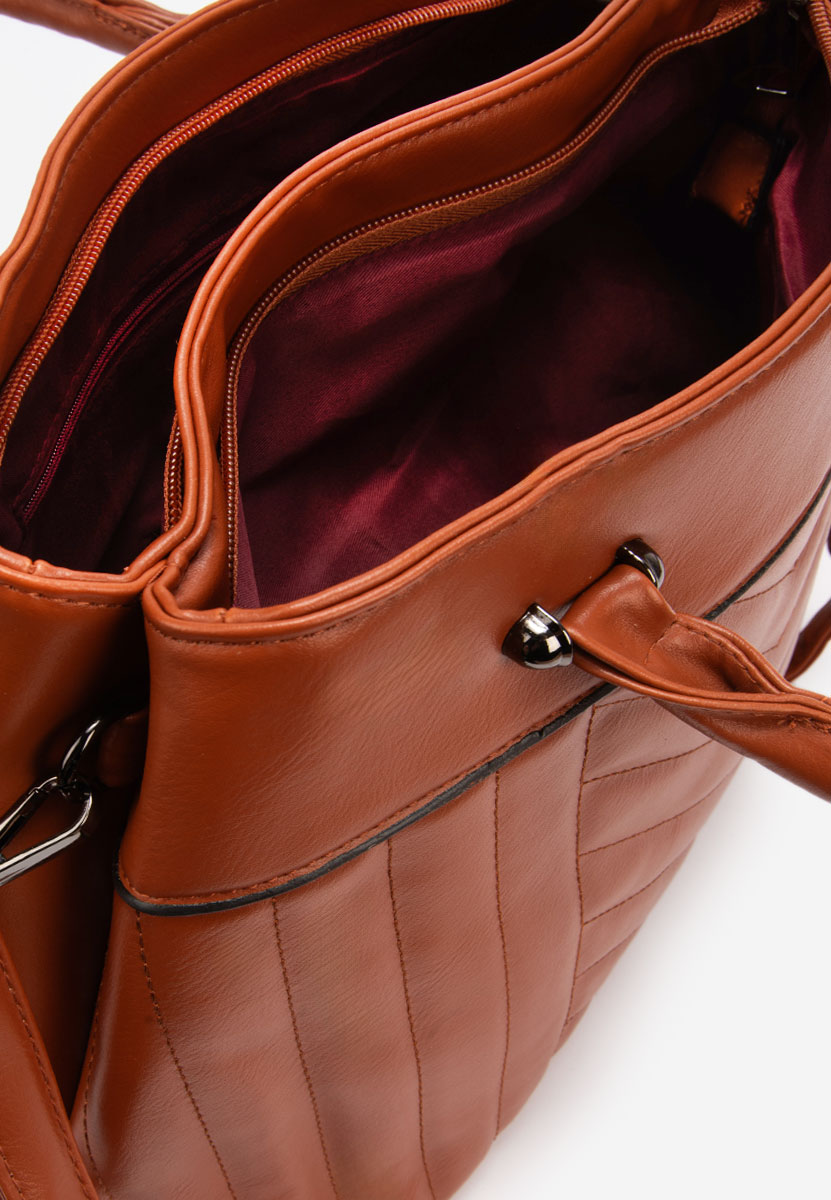 Borsa da ufficio Klarna camel