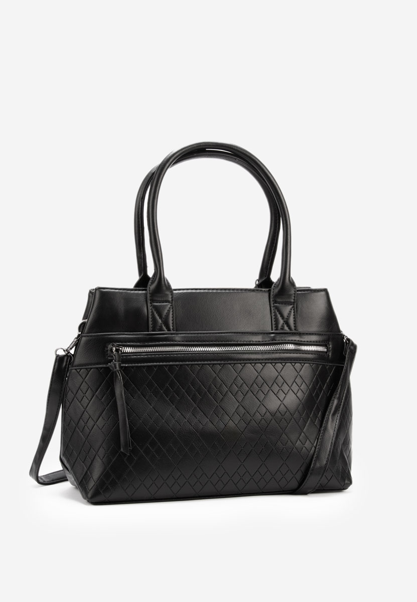 Borsa a mano Amarantha nera