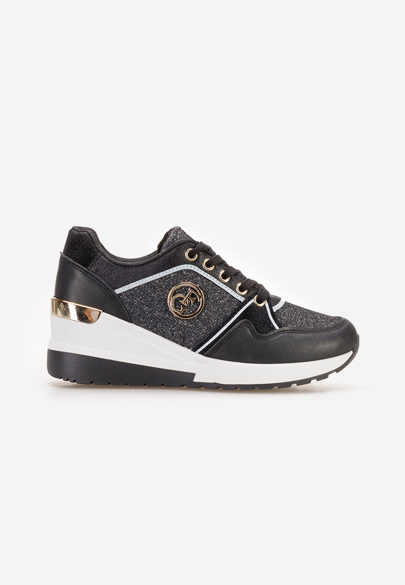 Sneakers con zeppa Elmyra nero