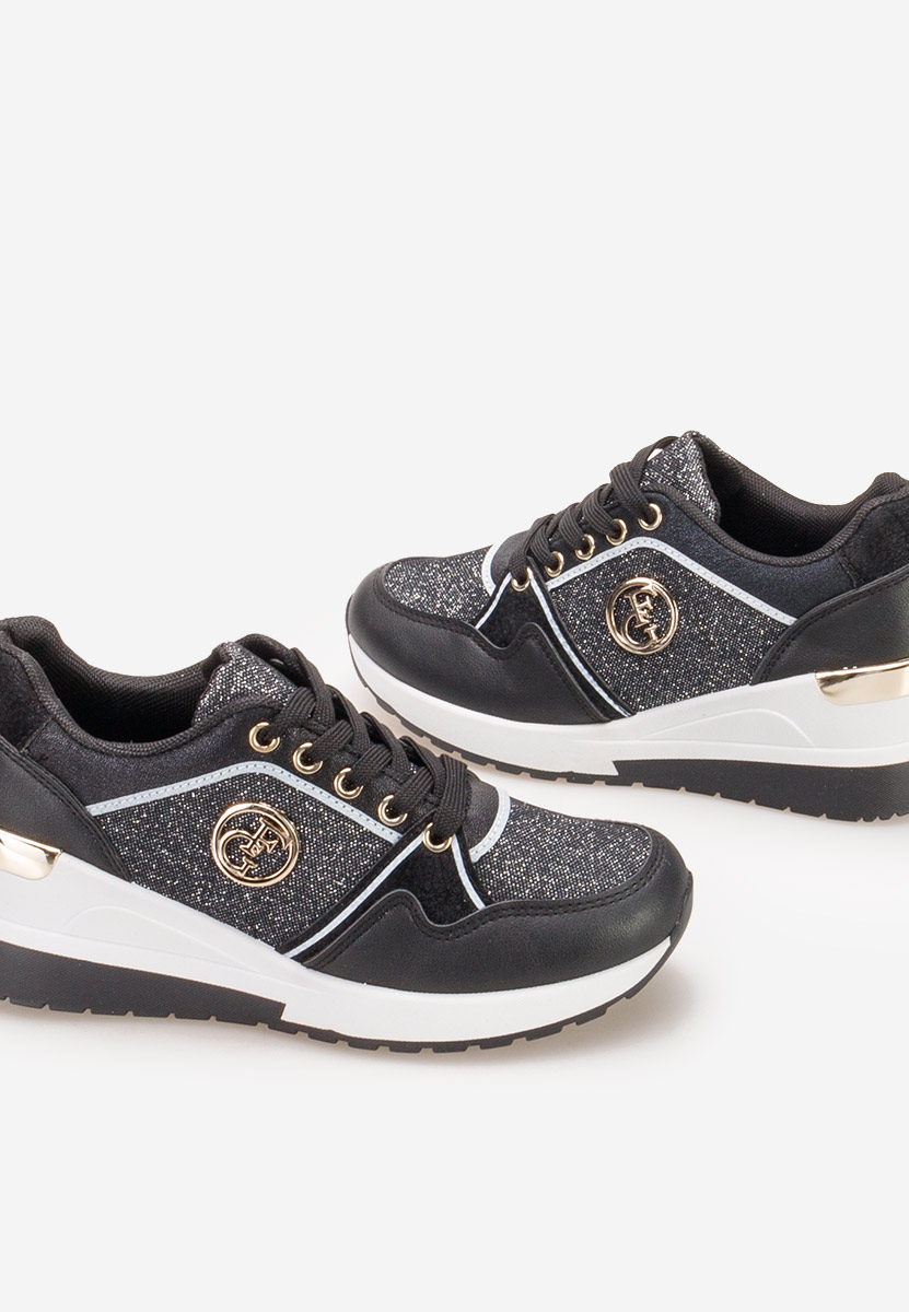 Sneakers con zeppa Elmyra nero