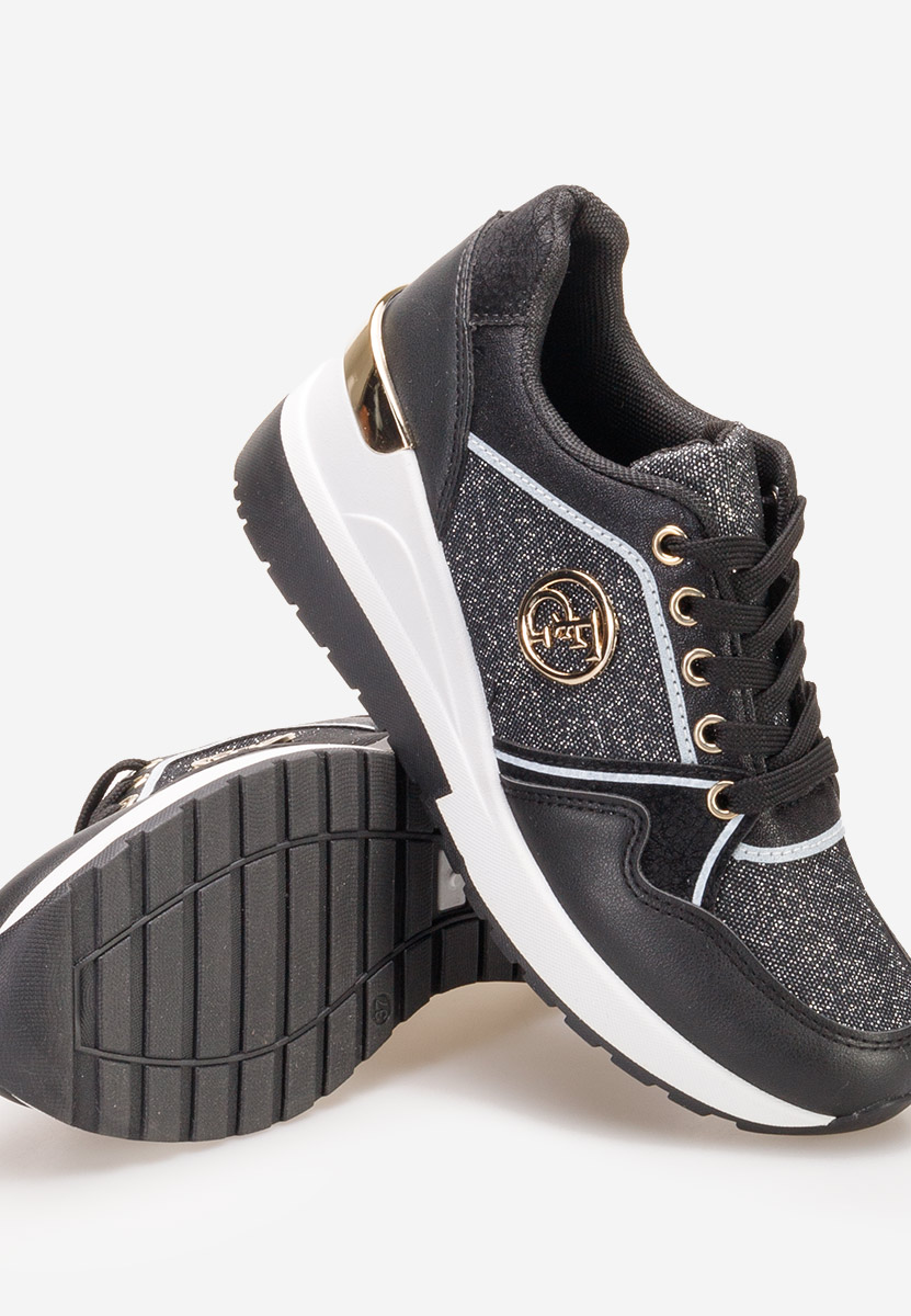 Sneakers con zeppa Elmyra nero