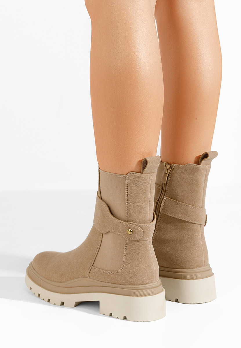 Stivaletti donna Kenyra Beige