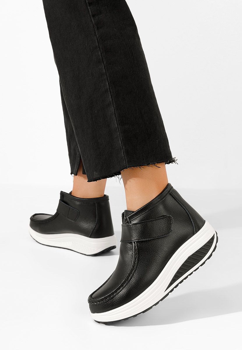 Stivaletti in pelle Valara Nero