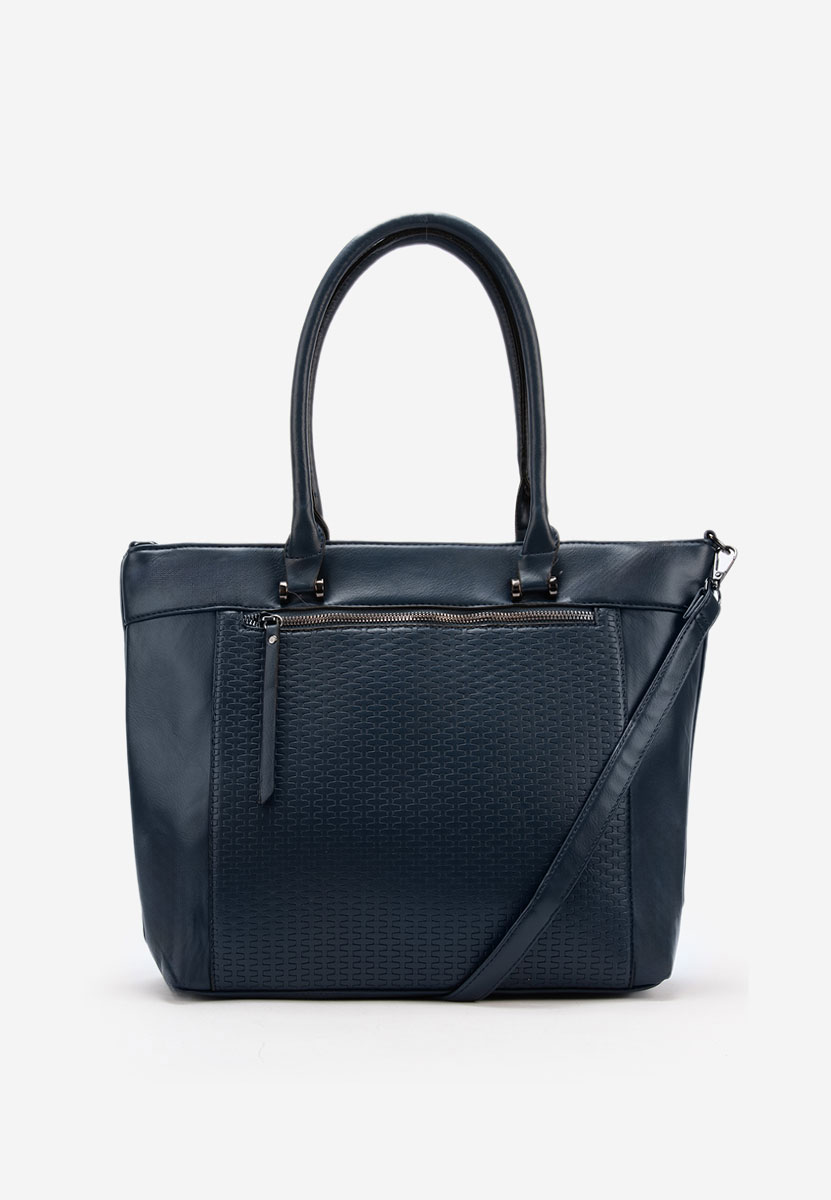 Borsa a mano Seziana blu marine