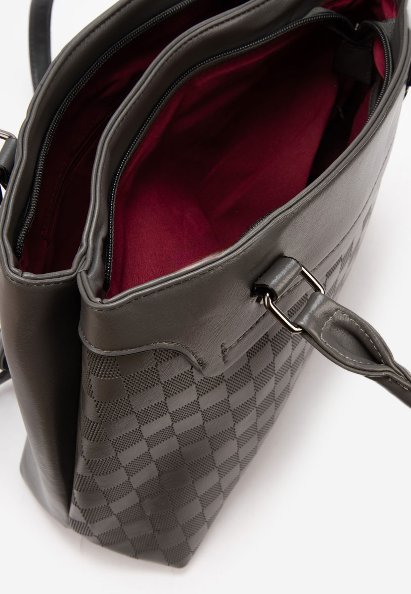 Borsa a mano Scazia grigio