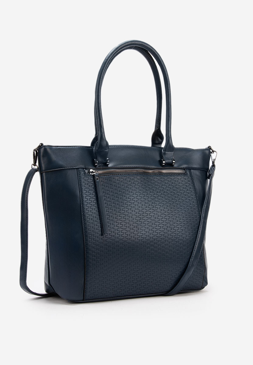 Borsa a mano Seziana blu marine