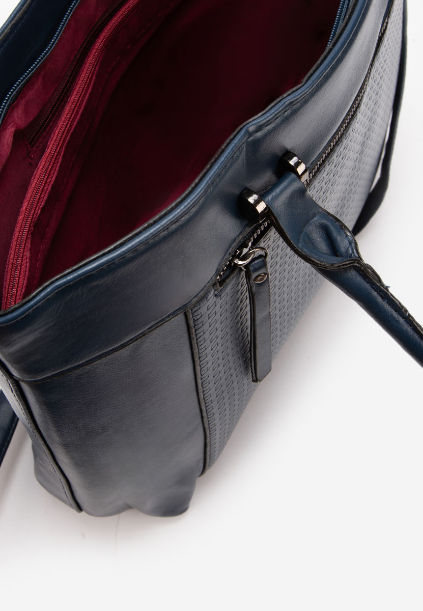 Borsa a mano Seziana blu marine