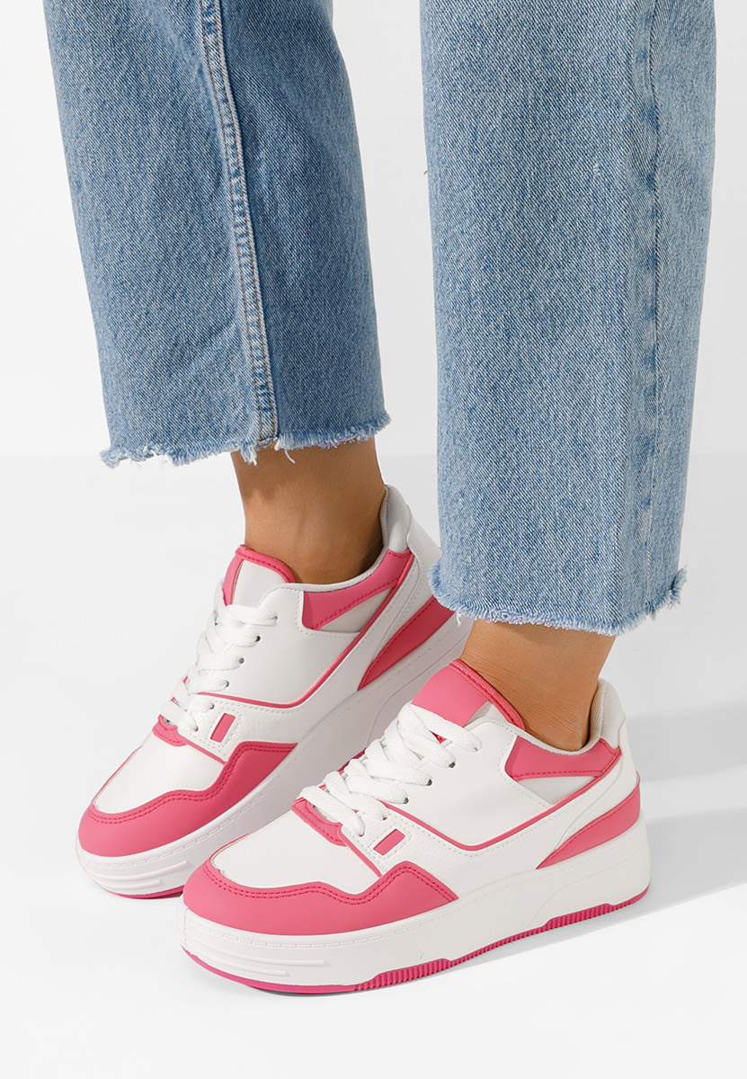 Sneakers con plateau Kortney rosa