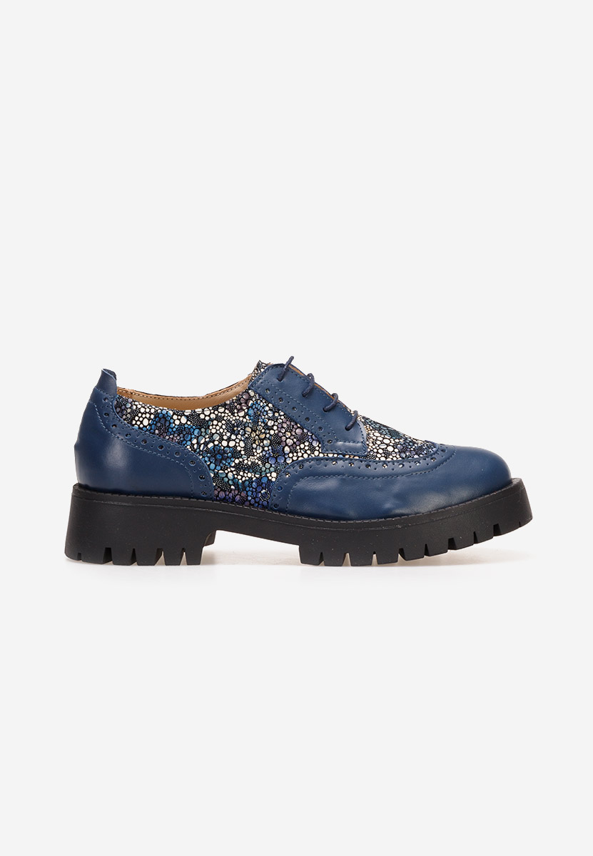 Scarpe brogue donna Flexa Blu