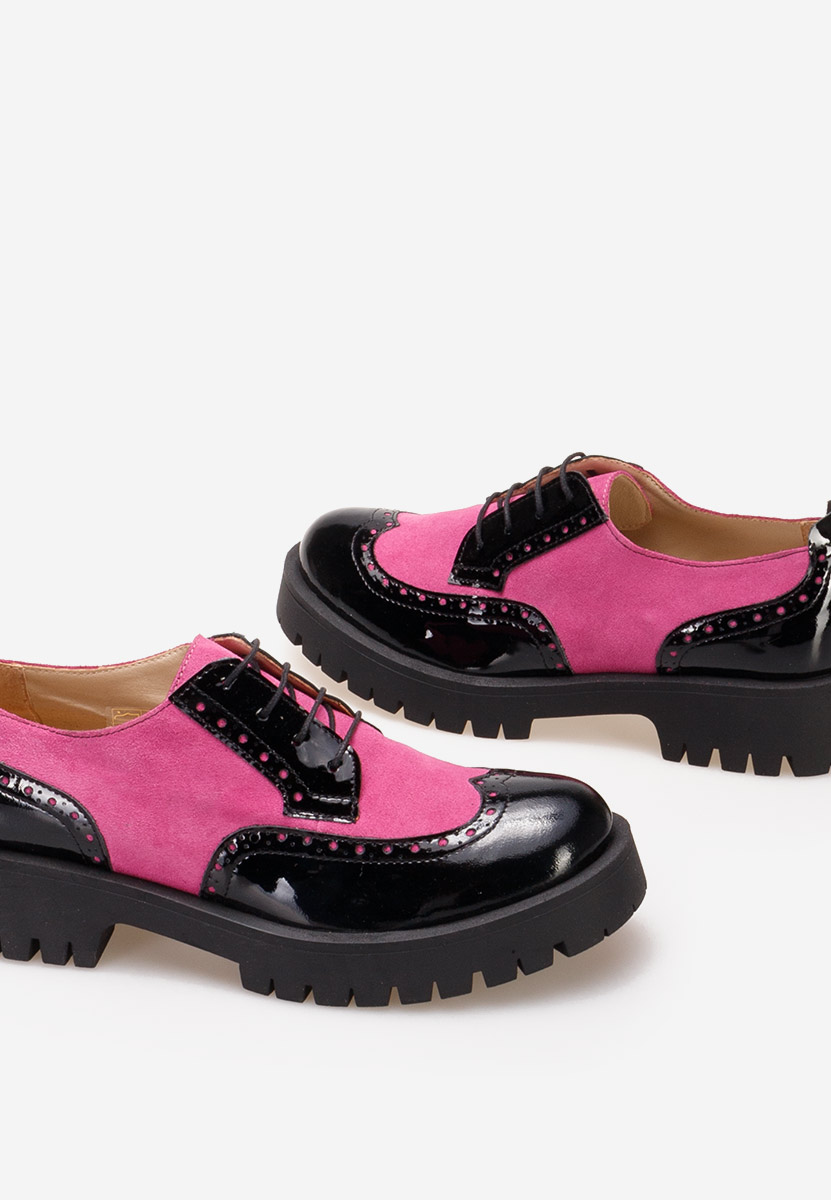 Scarpe brogue donna Flexa Fucsia