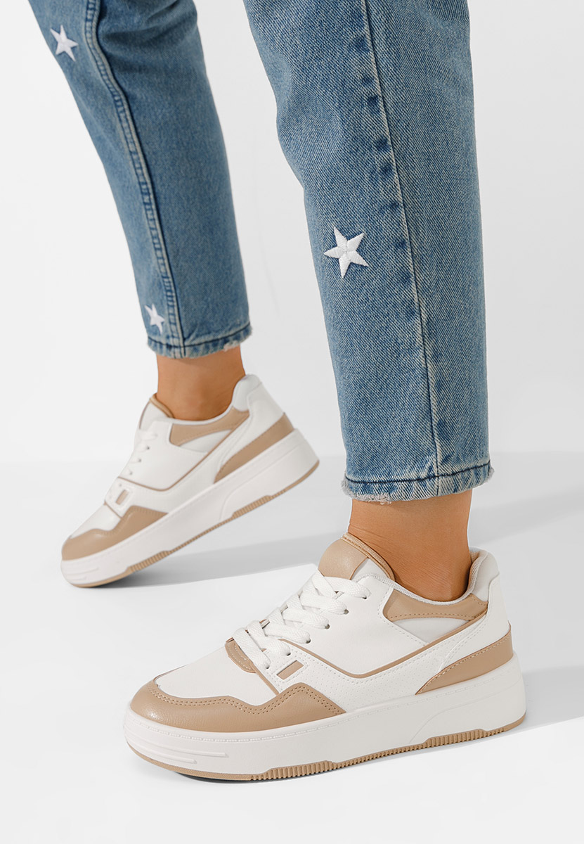 Sneakers con plateau Kortney cachi