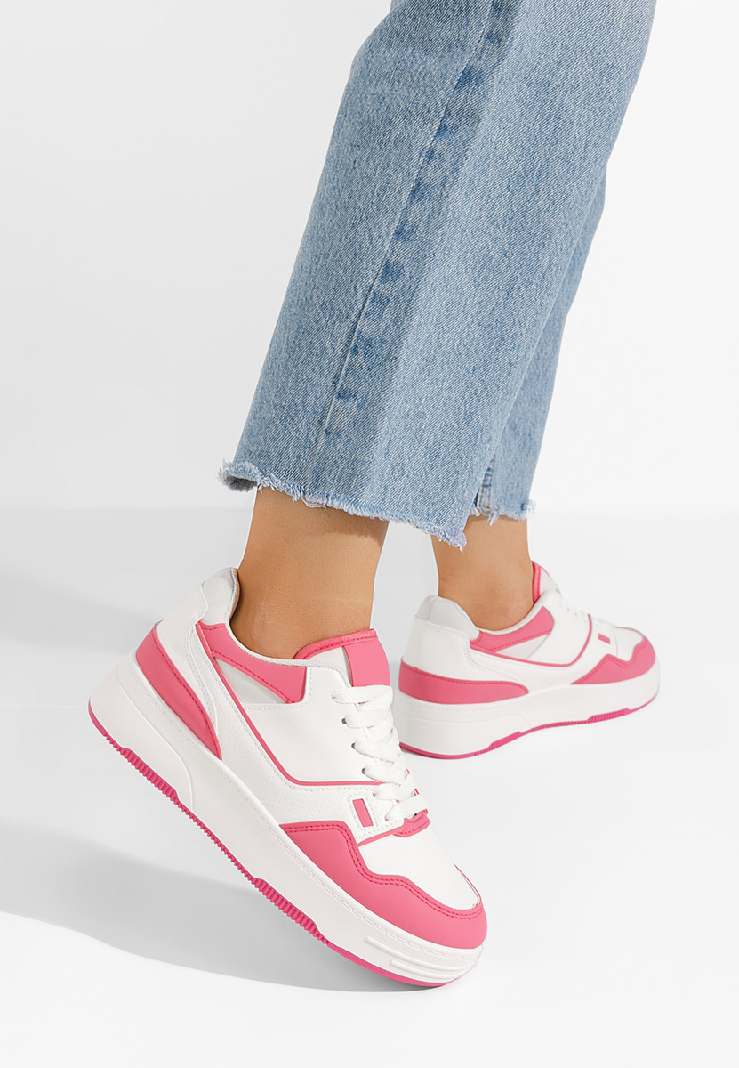 Sneakers con plateau Kortney rosa