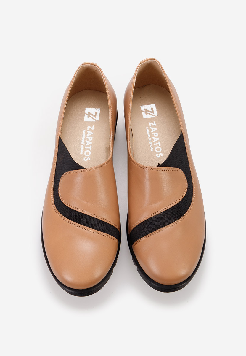 Scarpe basse donna pelle Janora marrone