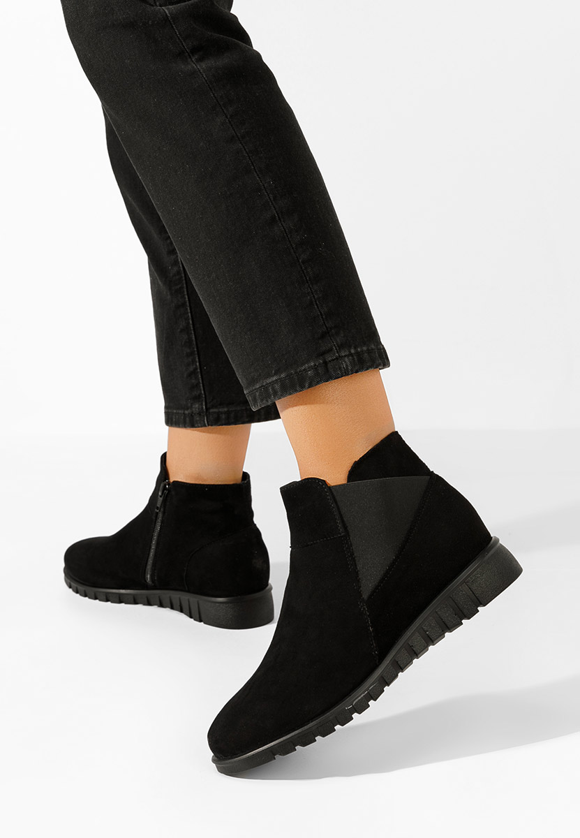 Stivaletti in pelle Kiesa V2 Nero