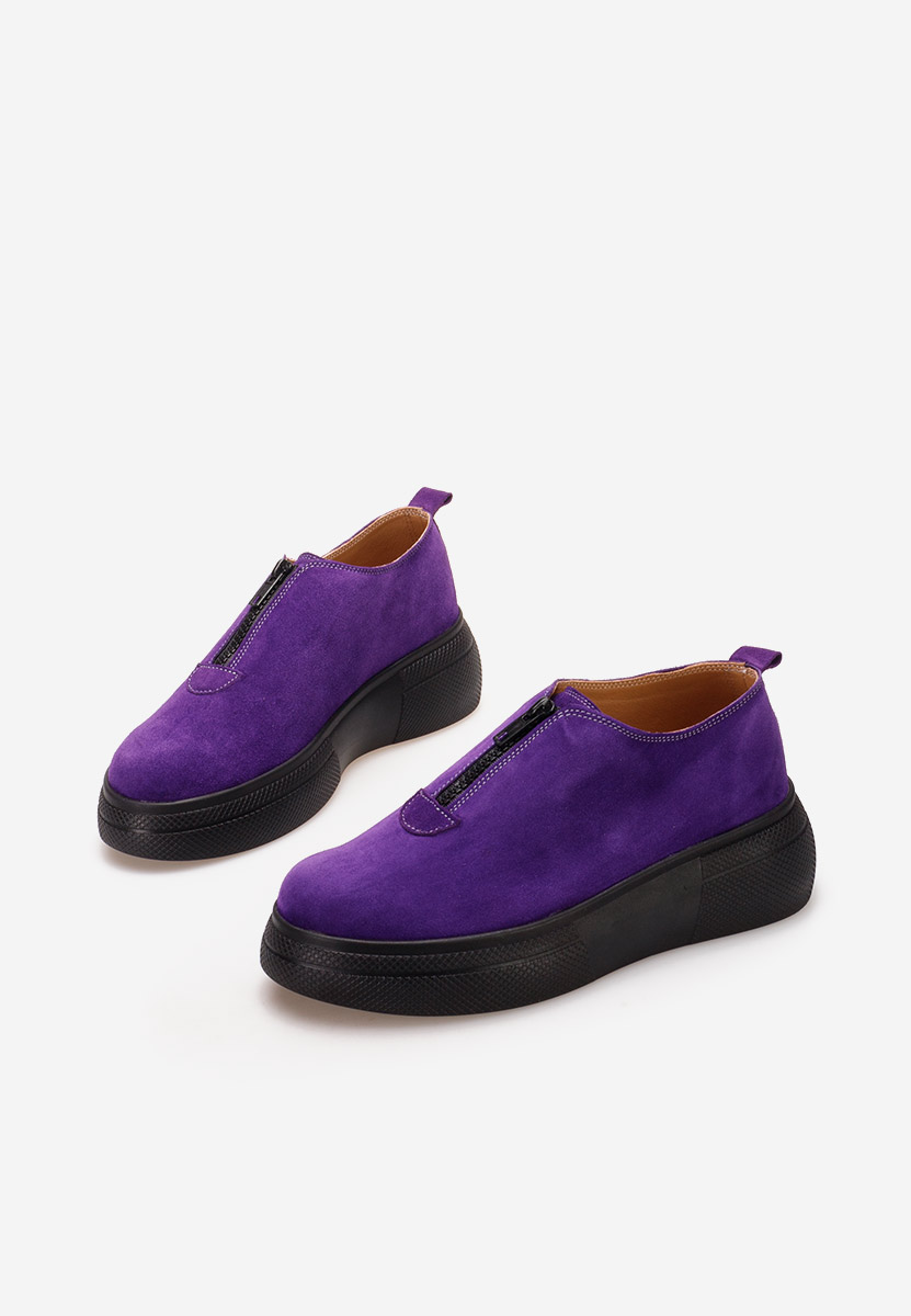 Scarpe basse donna pelle Amaera V2 viola