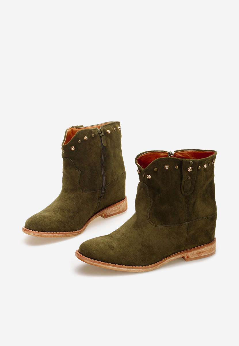 Tronchetti con zeppa Medova V4 Verdi