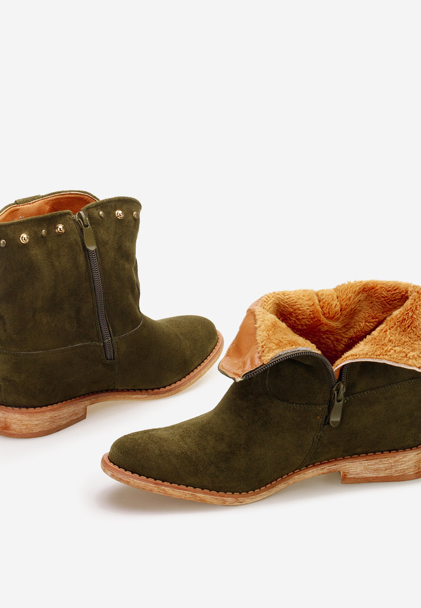 Tronchetti con zeppa Medova V4 Verdi