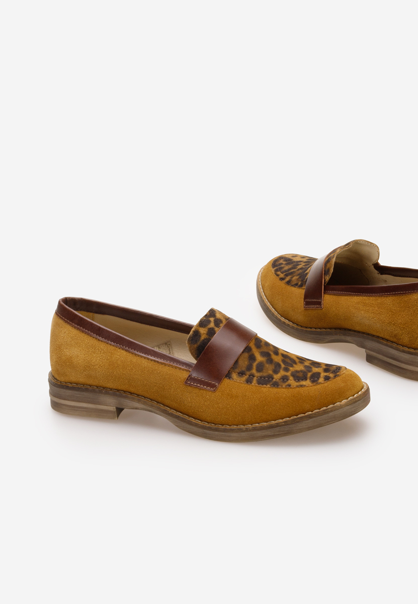 Mocassini donna pelle Aleda V2 Camel