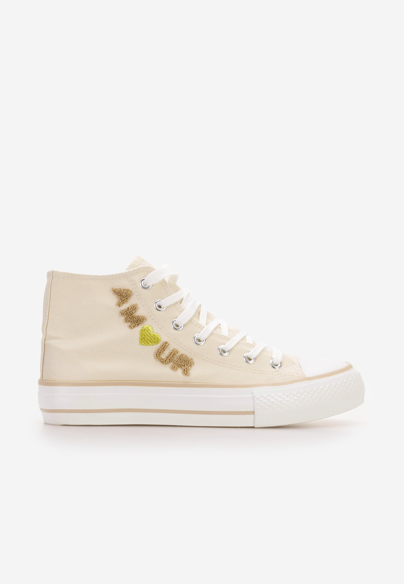 Scarpe da ginnastica High-Top Sedecta beige