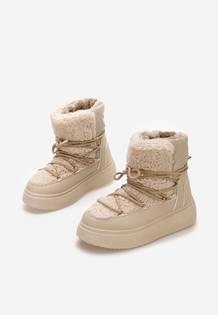 Stivali invernali donna Lisovia Beige
