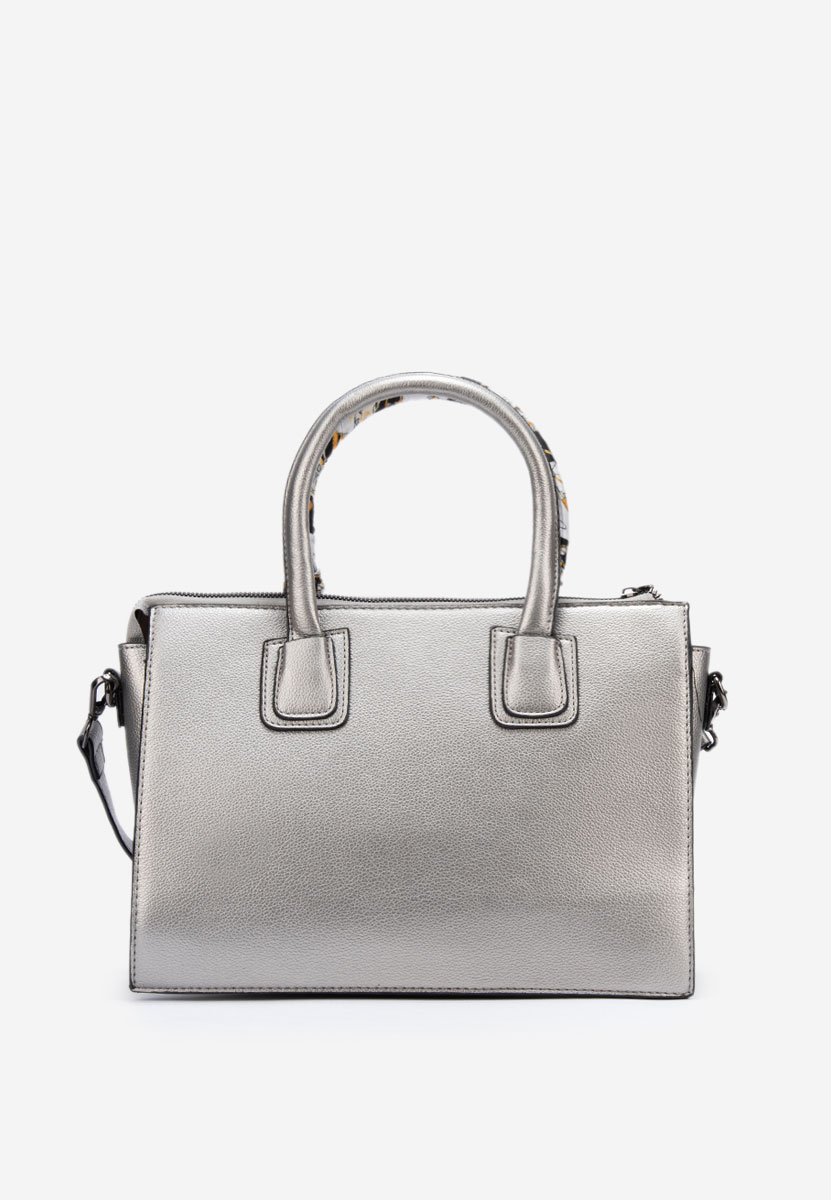 Borsa a mano Selenite argento