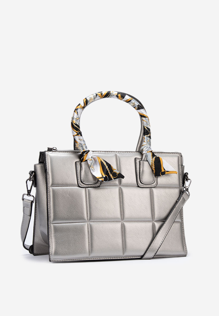 Borsa a mano Selenite argento