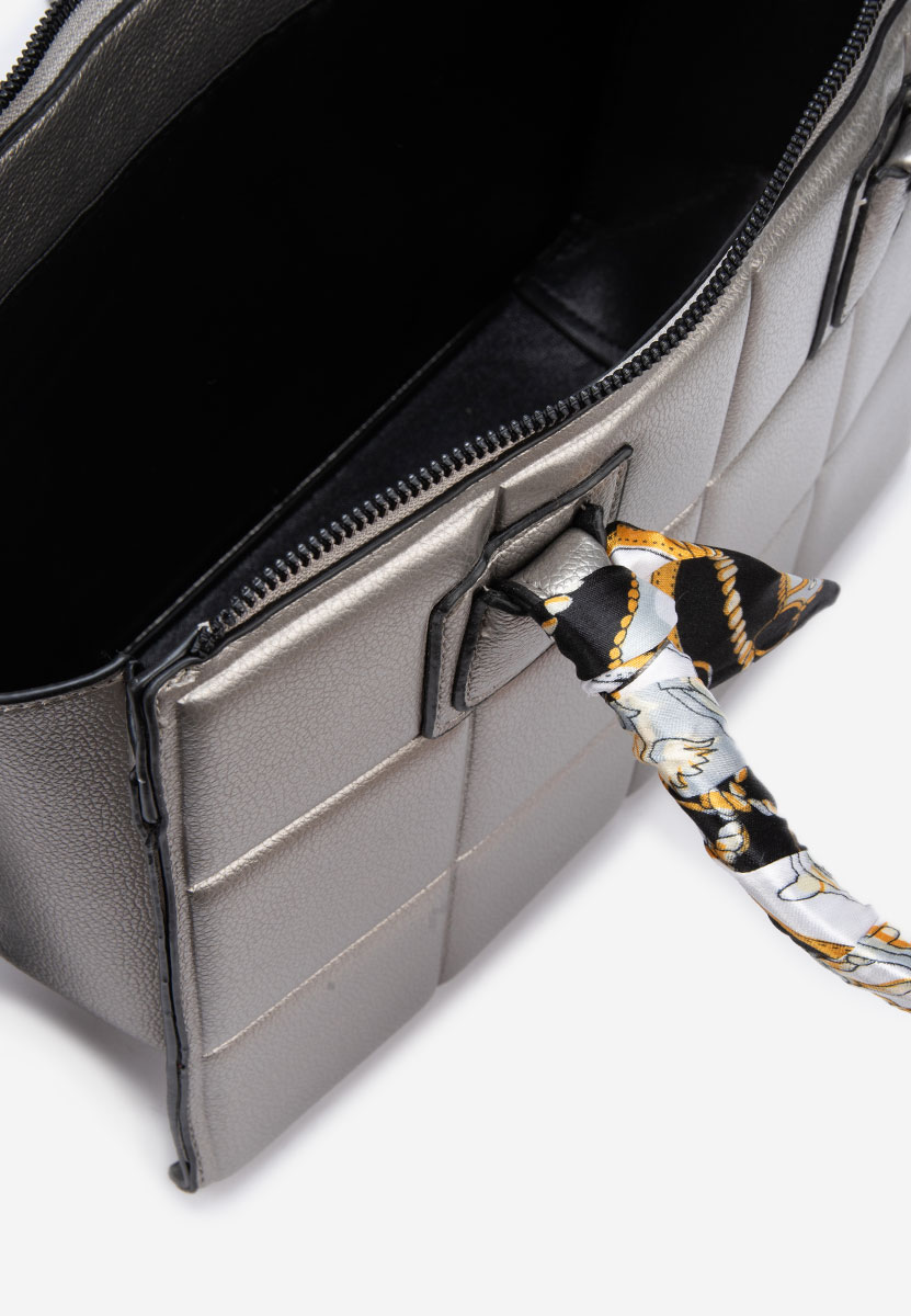 Borsa a mano Selenite argento