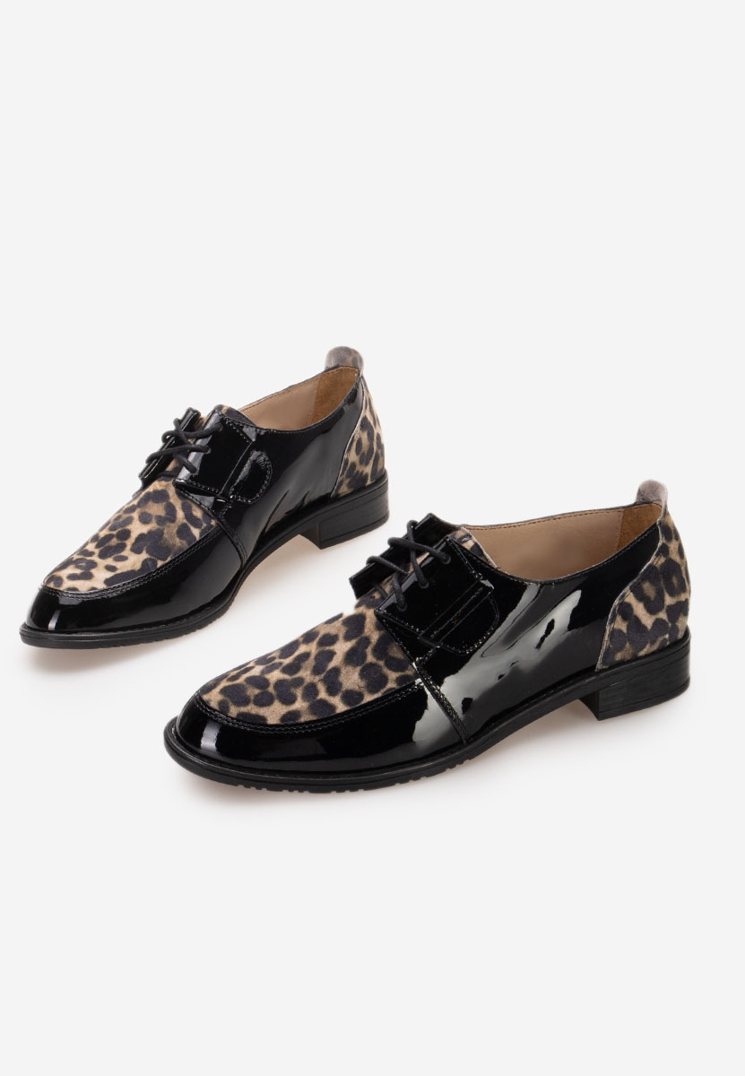 Scarpe derby pelle Vogue V2 Leopardi