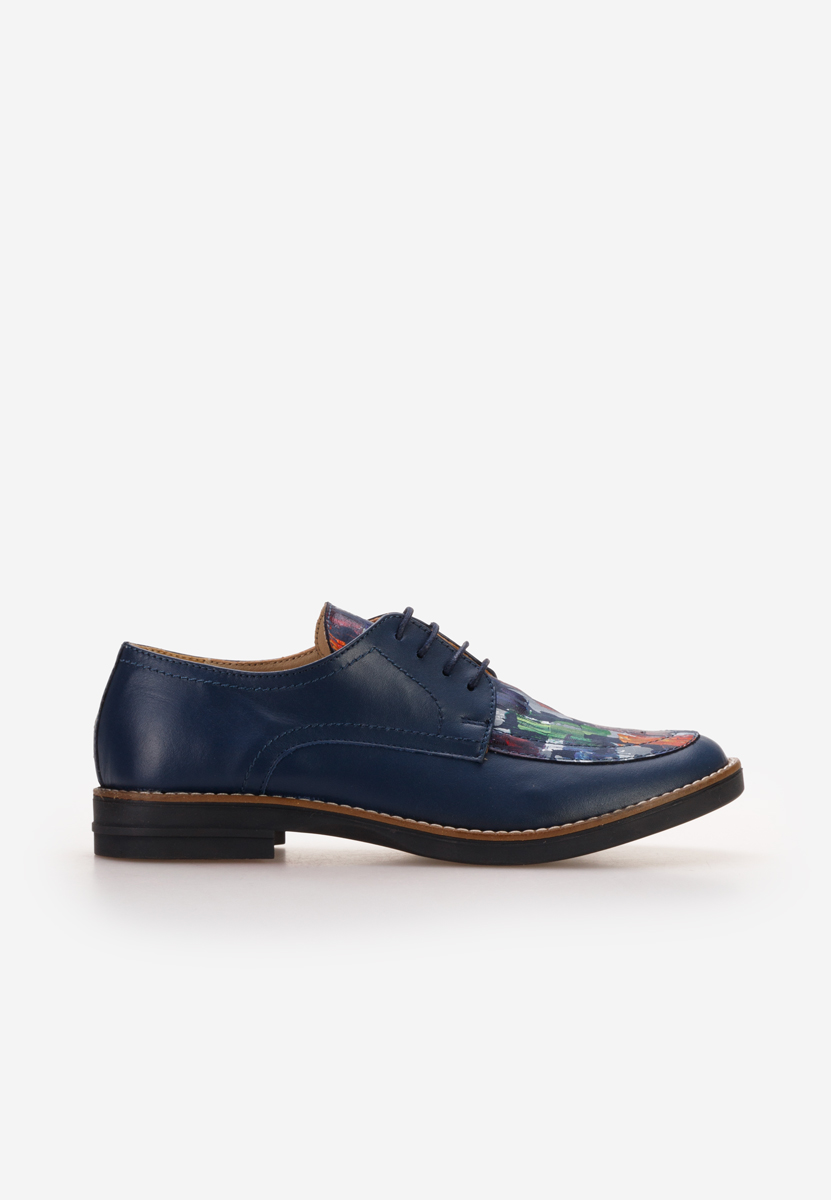 Scarpe derby pelle Radiant V5 Blu marine