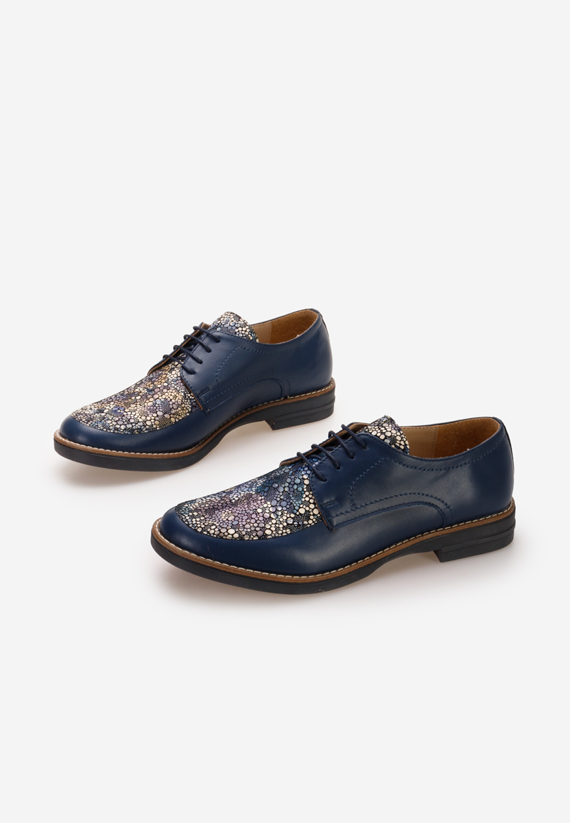 Scarpe derby pelle Radiant Blu marine