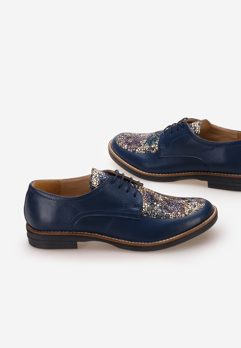 Scarpe derby pelle Radiant Blu marine