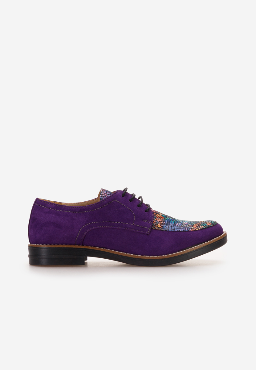 Scarpe derby pelle Radiant Viola