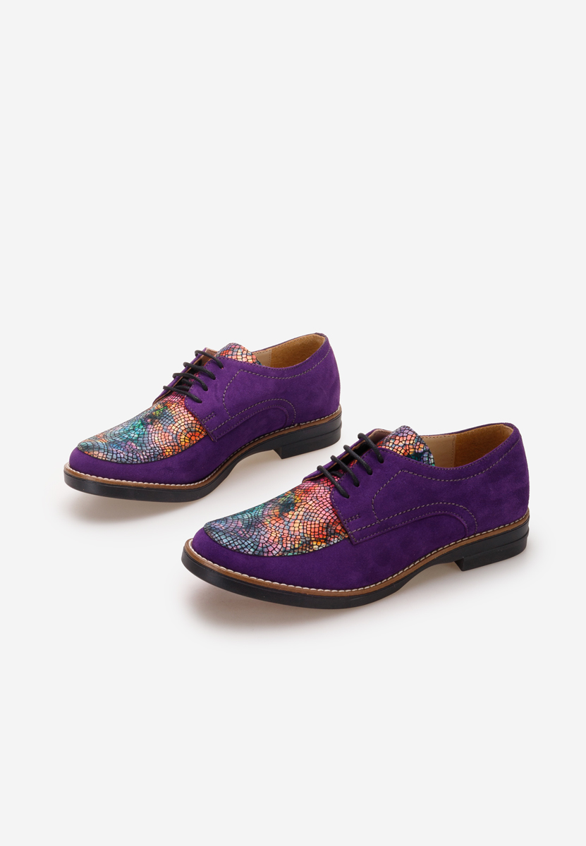 Scarpe derby pelle Radiant Viola