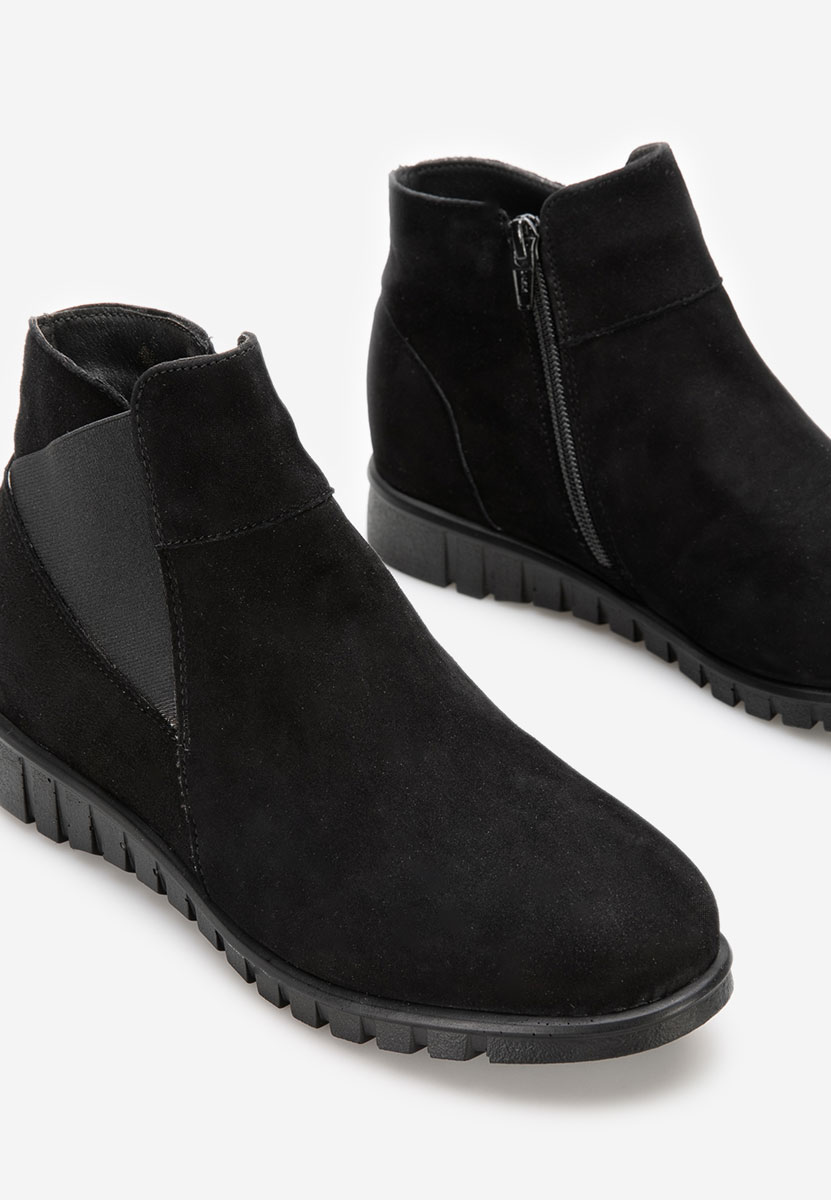 Stivaletti in pelle Kiesa V2 Nero