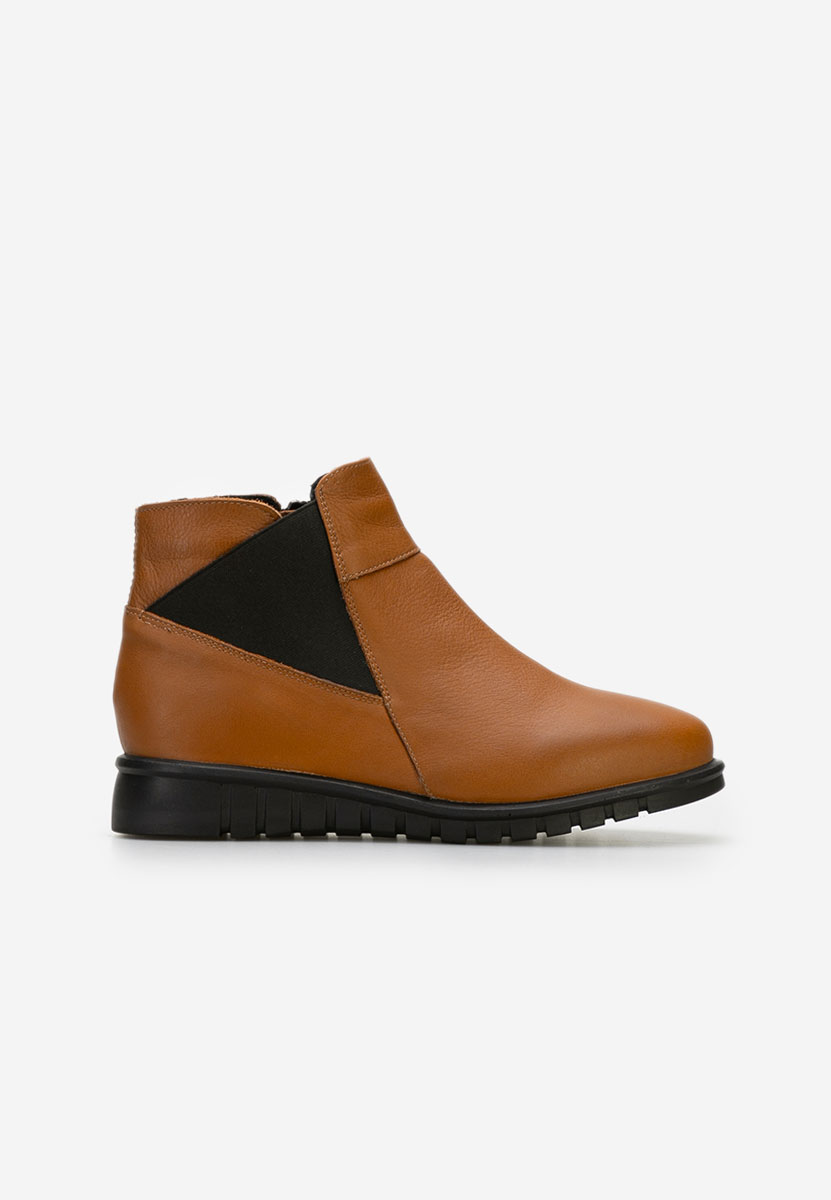 Stivaletti in pelle Kiesa Camel