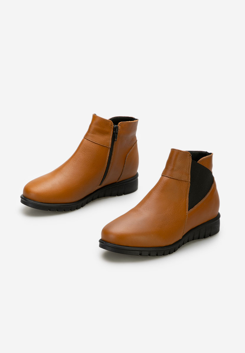 Stivaletti in pelle Kiesa Camel