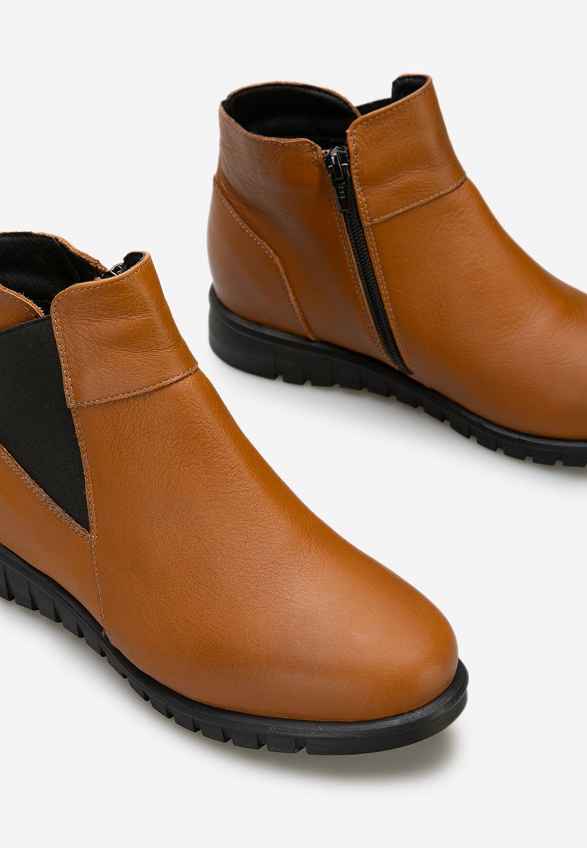 Stivaletti in pelle Kiesa Camel