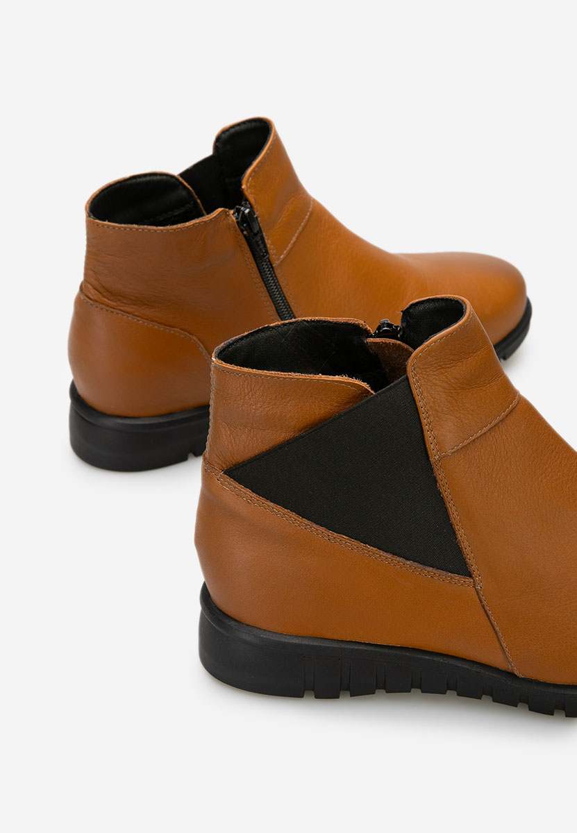 Stivaletti in pelle Kiesa Camel