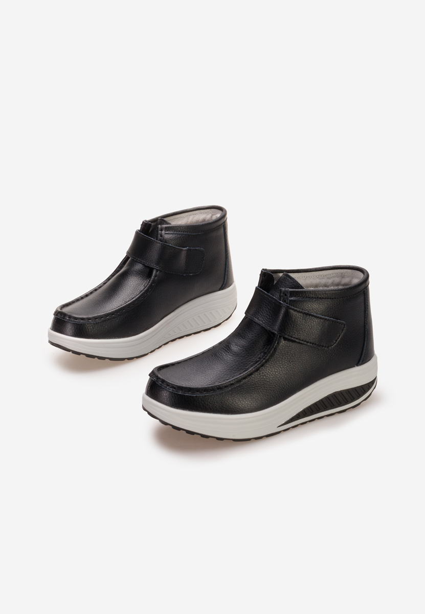 Stivaletti in pelle Valara Nero