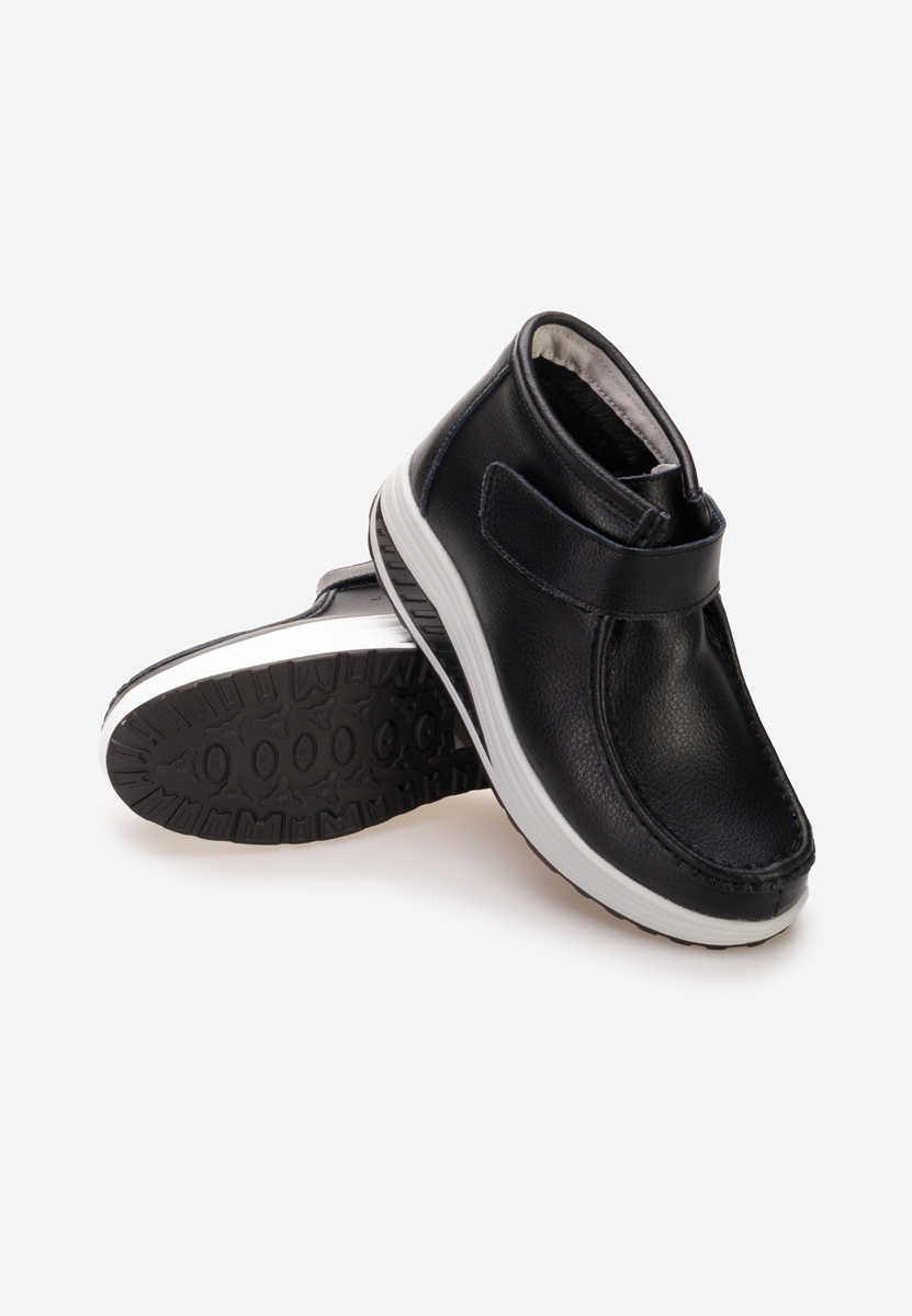 Stivaletti in pelle Valara Nero