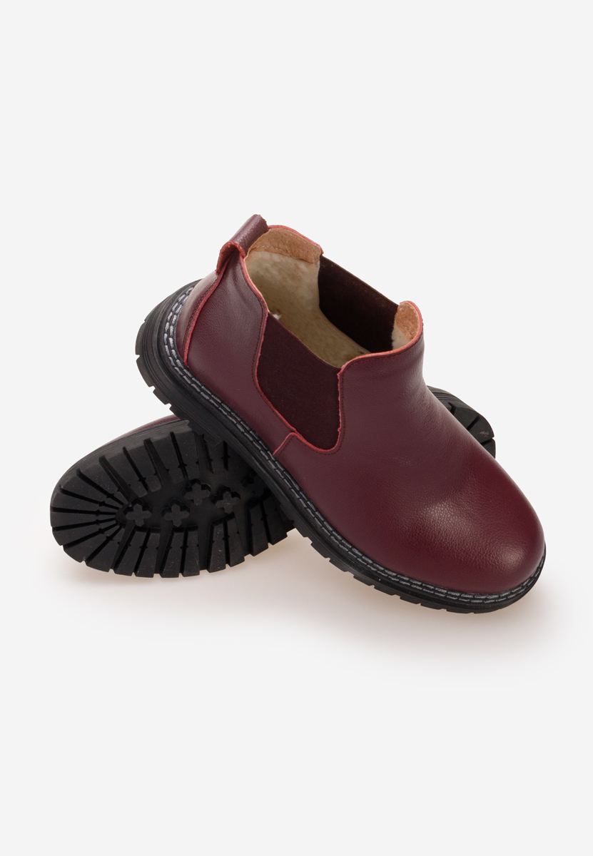 Stivaletto chelsea donna Ninas Granata
