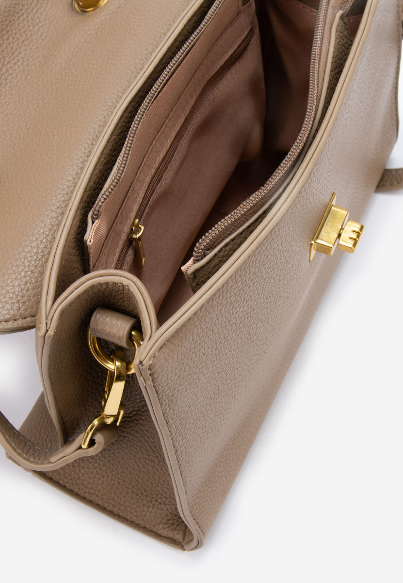 Borsa a mano Tassia cachi