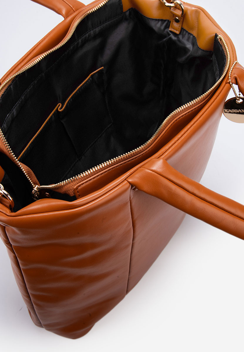 Borsa a spalla Ericia camel