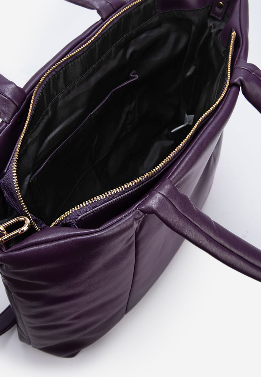 Borsa a spalla Ericia viola