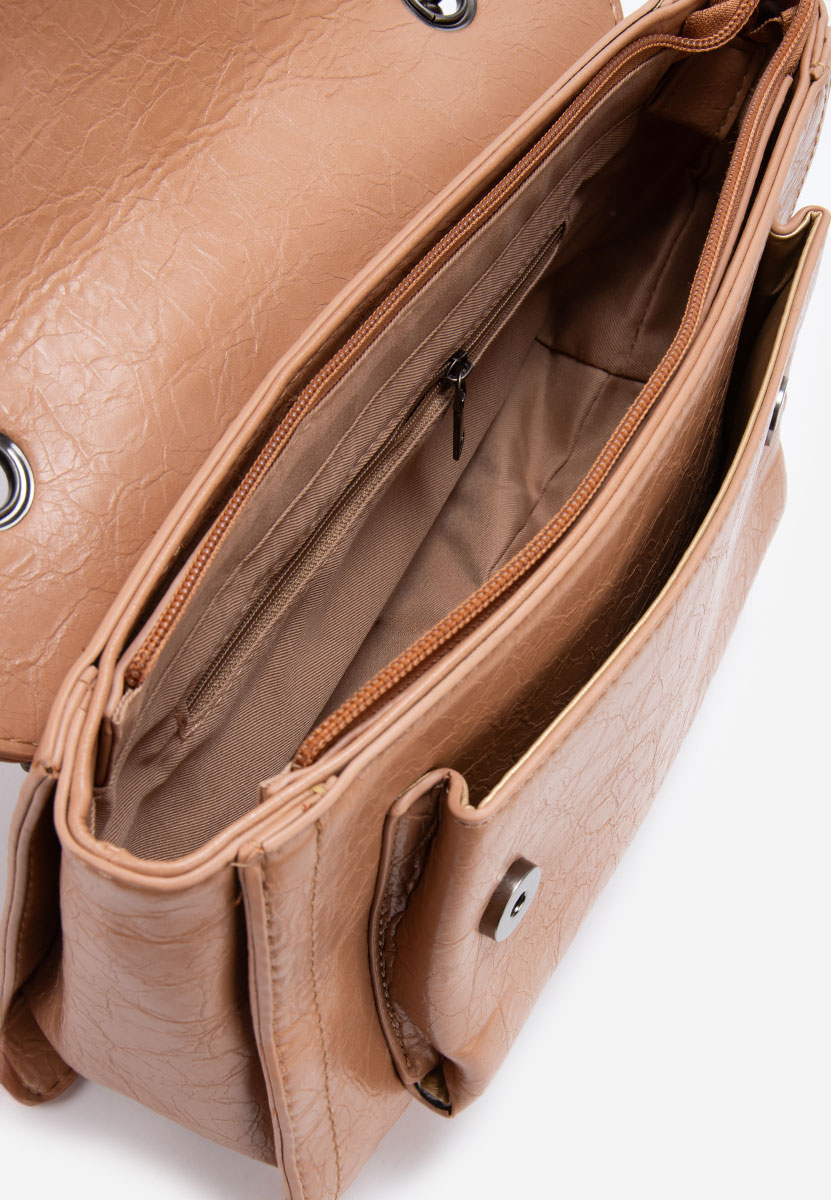 Borsa a mano Shari marrone
