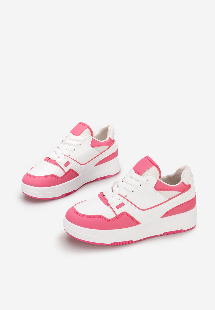 Sneakers con plateau Kortney rosa