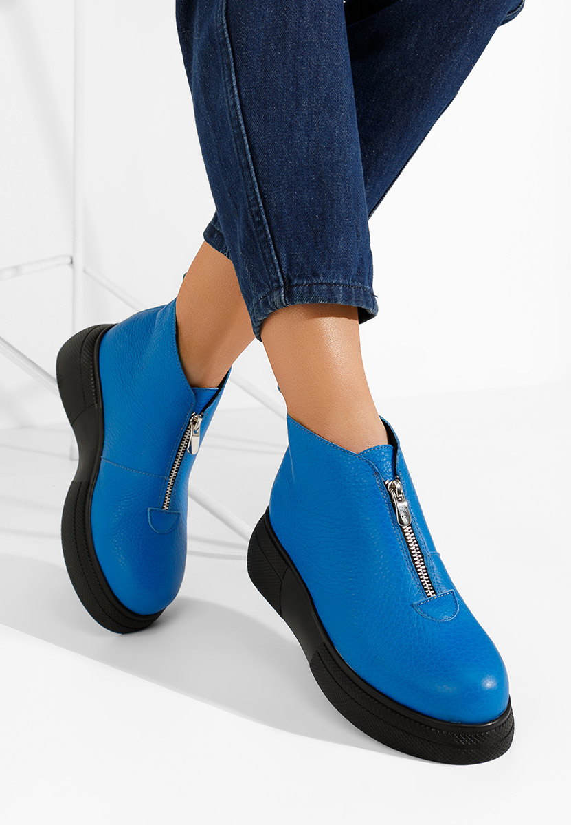 Stivaletti in pelle Laurisa blu